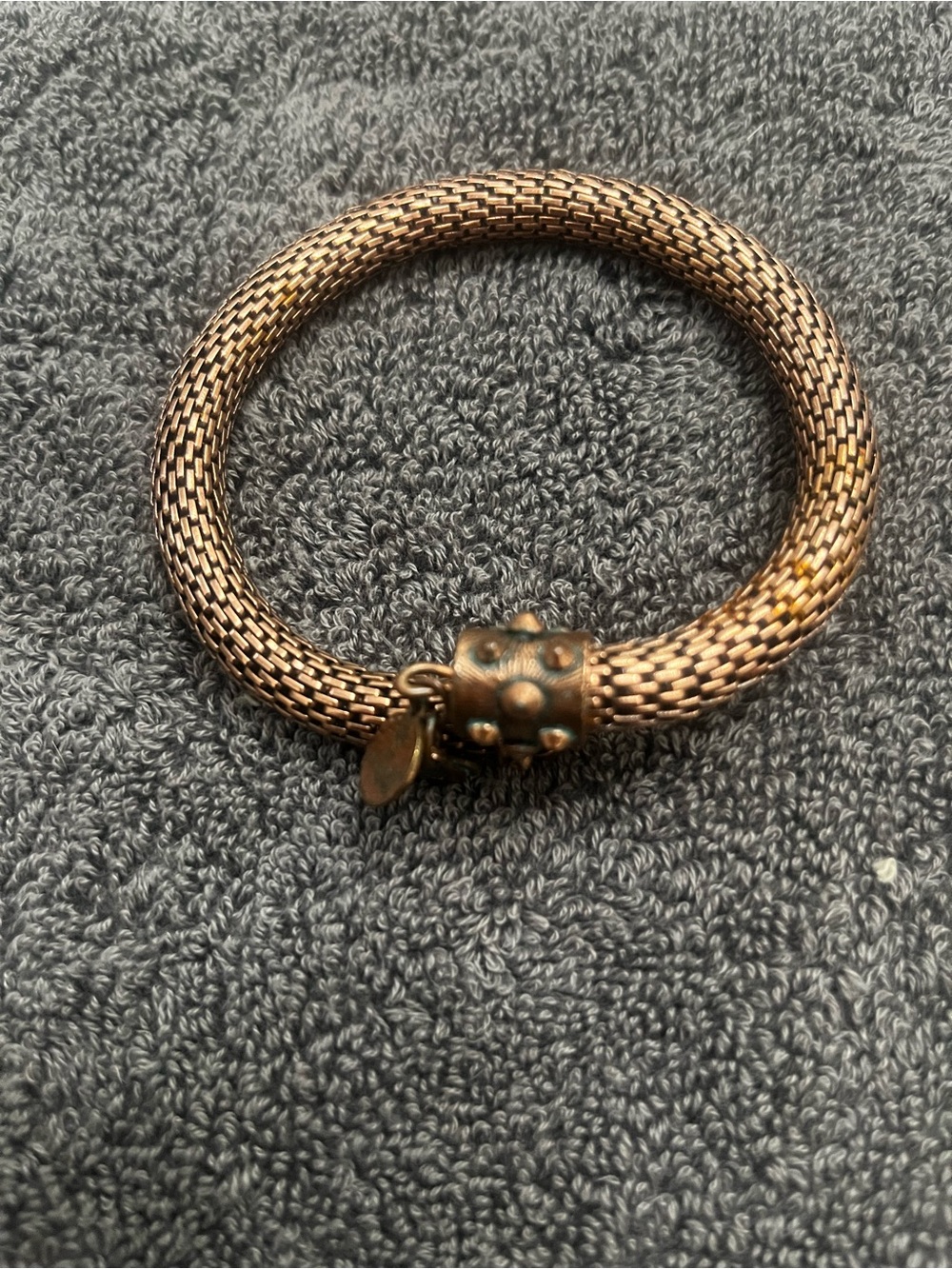 Alex and Ani Elegant Bronze-Tone Textured Women's Wrap Sixty Six Bracelet